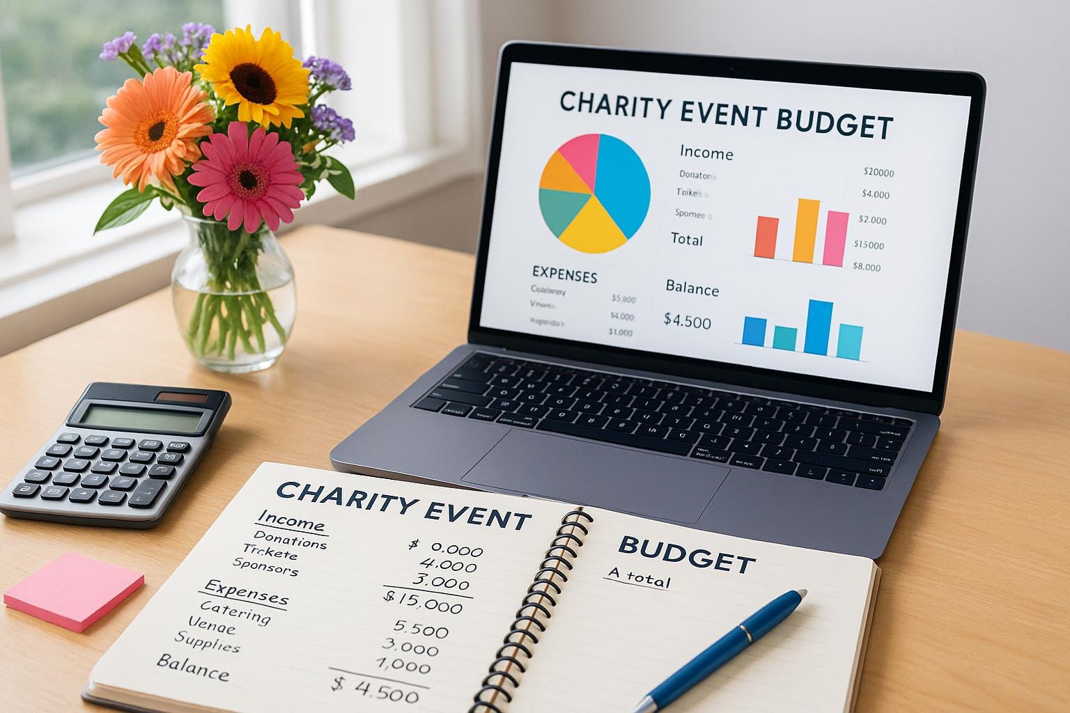 Charity Event Budget Planner
